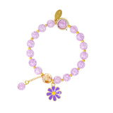 Daisy Crystal Bead Bracelet Set