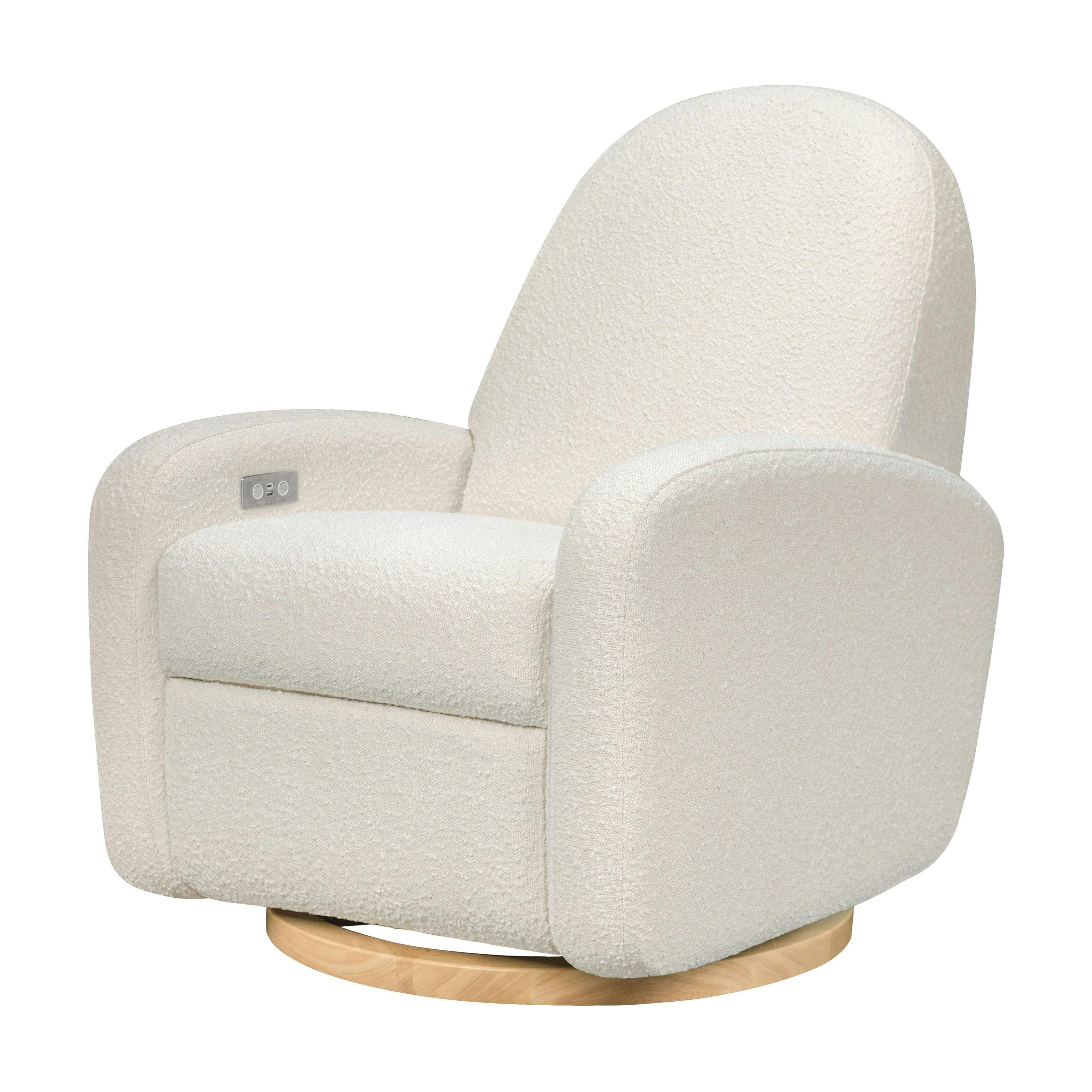 Babyletto Nami Electronic Recliner and Swivel Glider Recliner with USB port