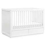 Babyletto Bento 3-in-1 Convertible Storage Crib with Toddler Bed Conversion Kit