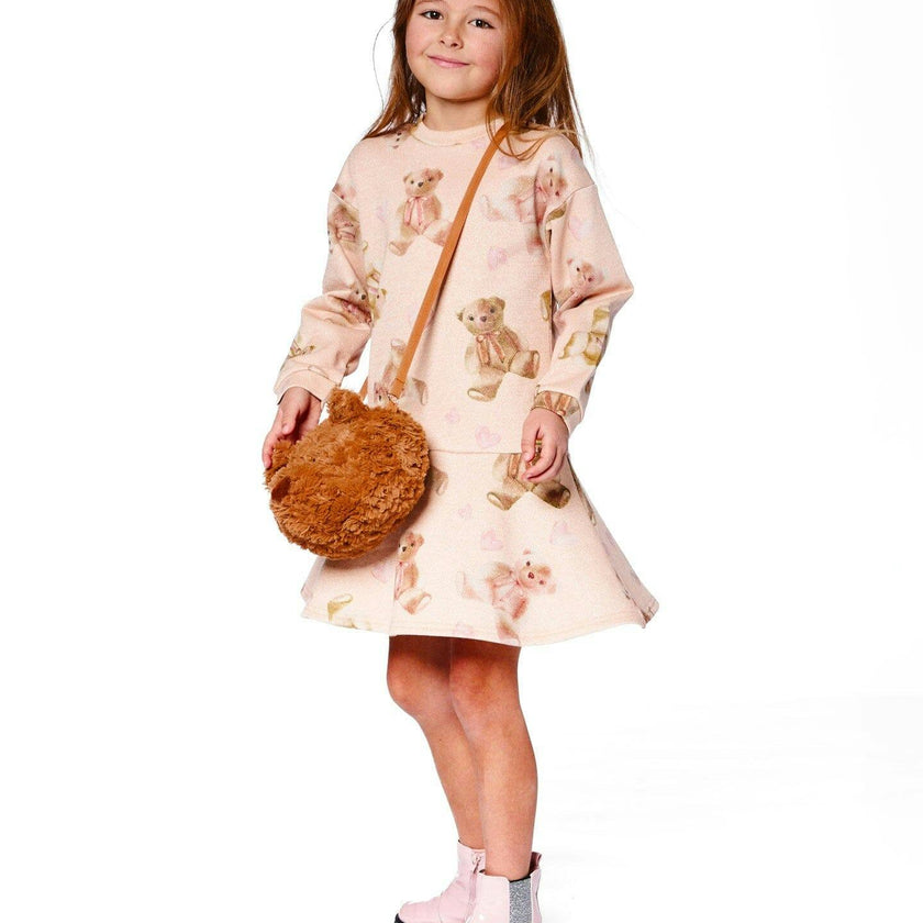 Glittering French Terry Dress