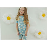 Della 2pc Short Sleeve Pajama Set, Florals