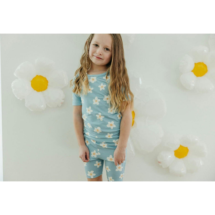 Della 2pc Short Sleeve Pajama Set, Florals