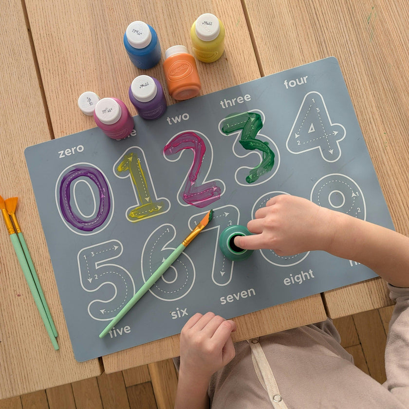 Reusable Numbers Coloring Mat