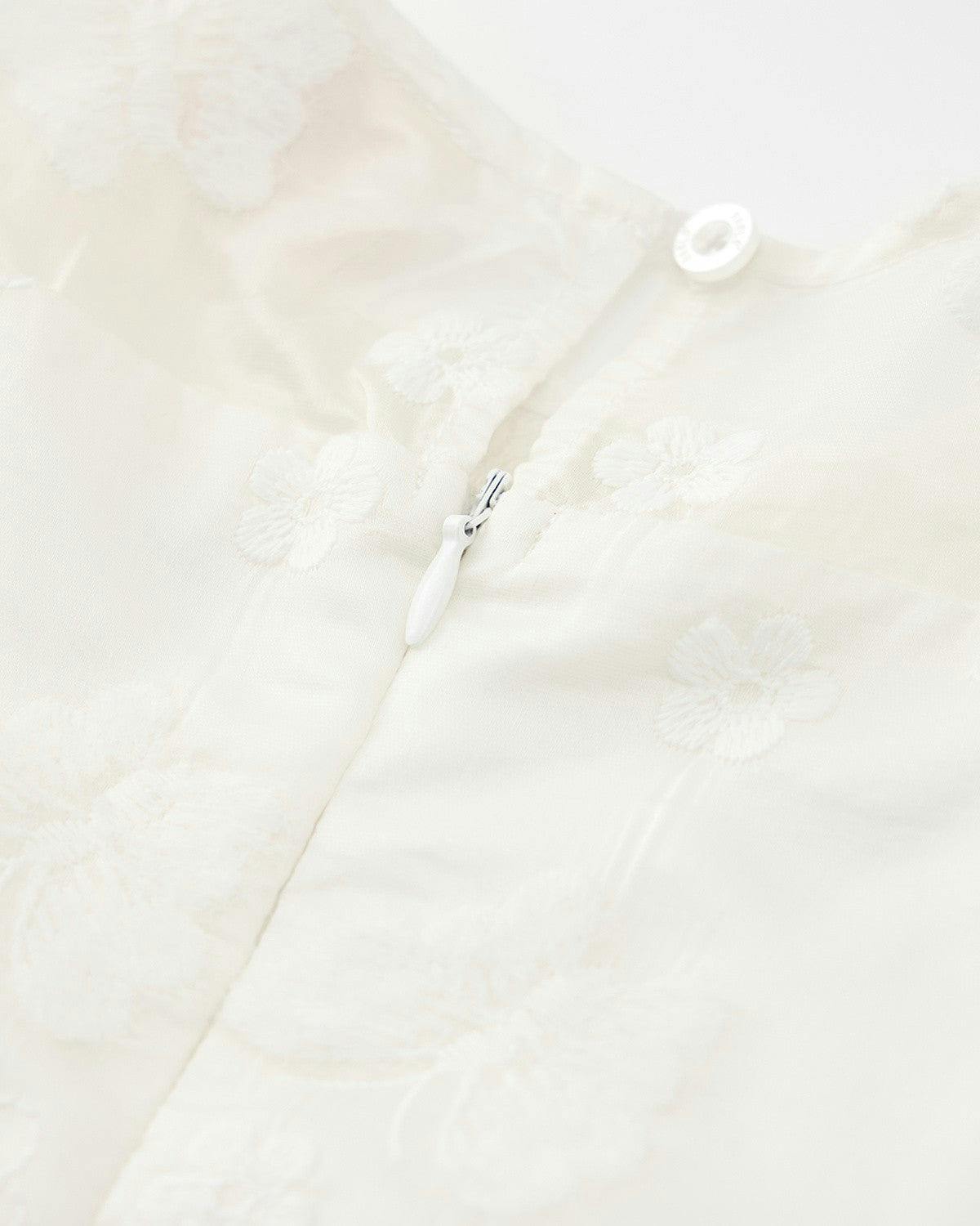 Alisha Frill Embroidered Mini Dress (Baby)