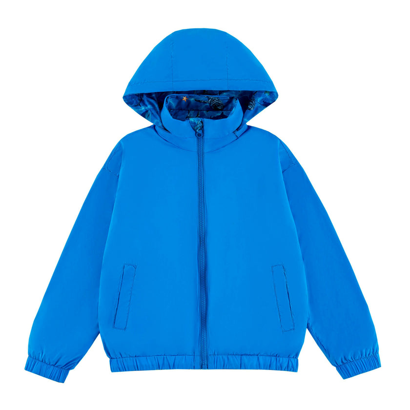 Max Reversible Rain Jacket Windbreaker, Sharks