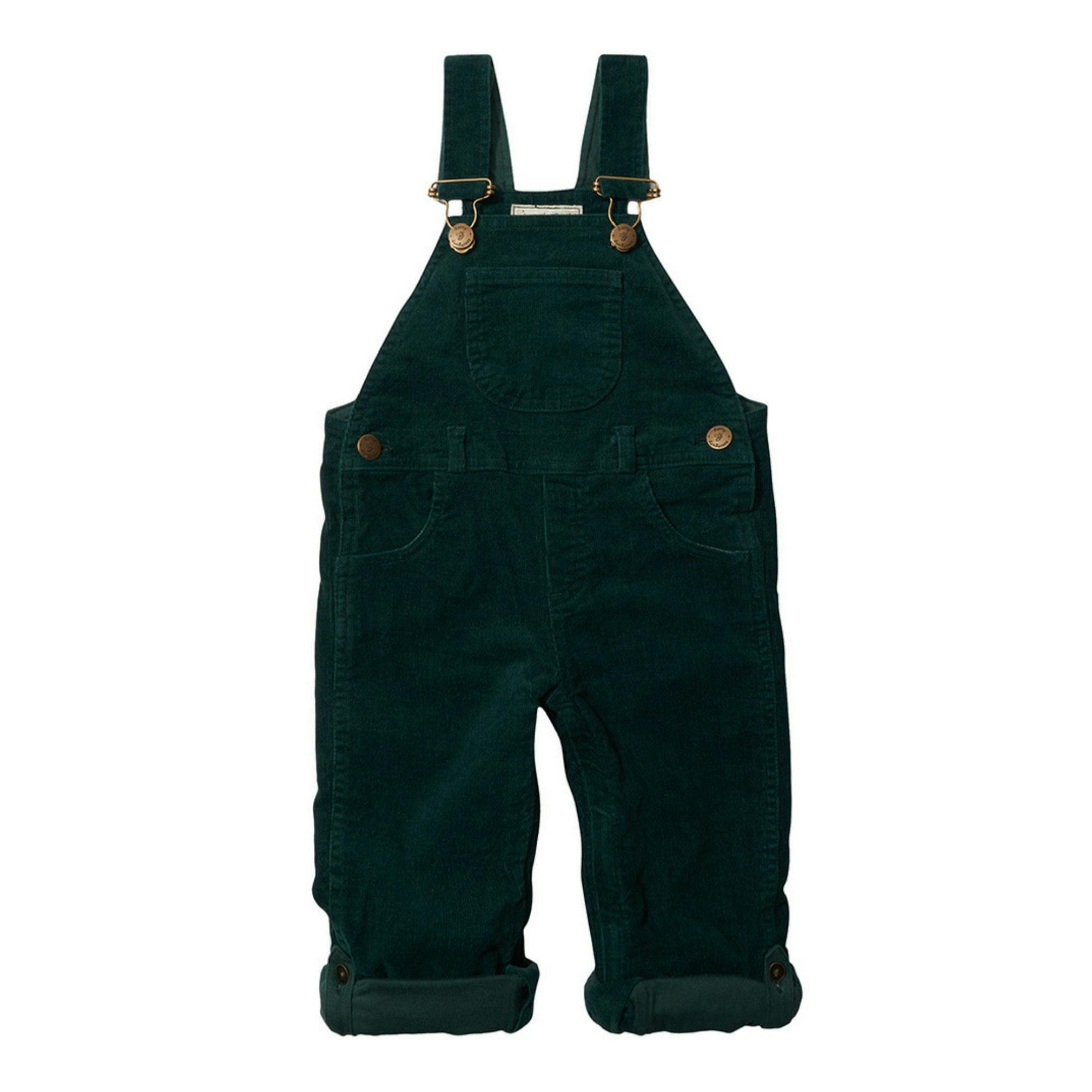 Evergreen Corduroy Overalls