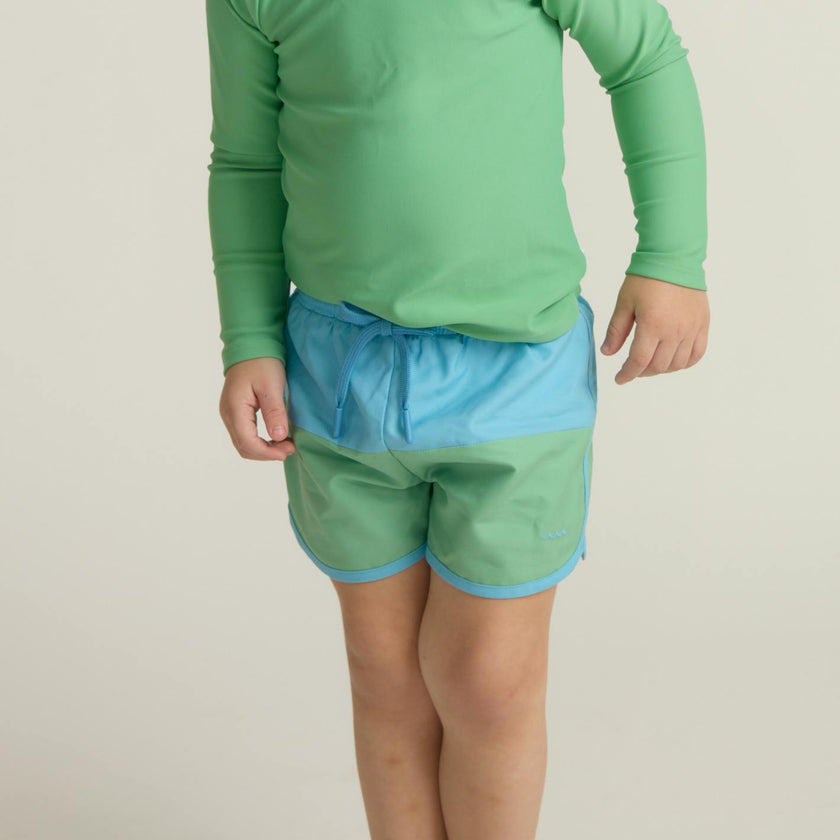 boys island edge colorblock boardie