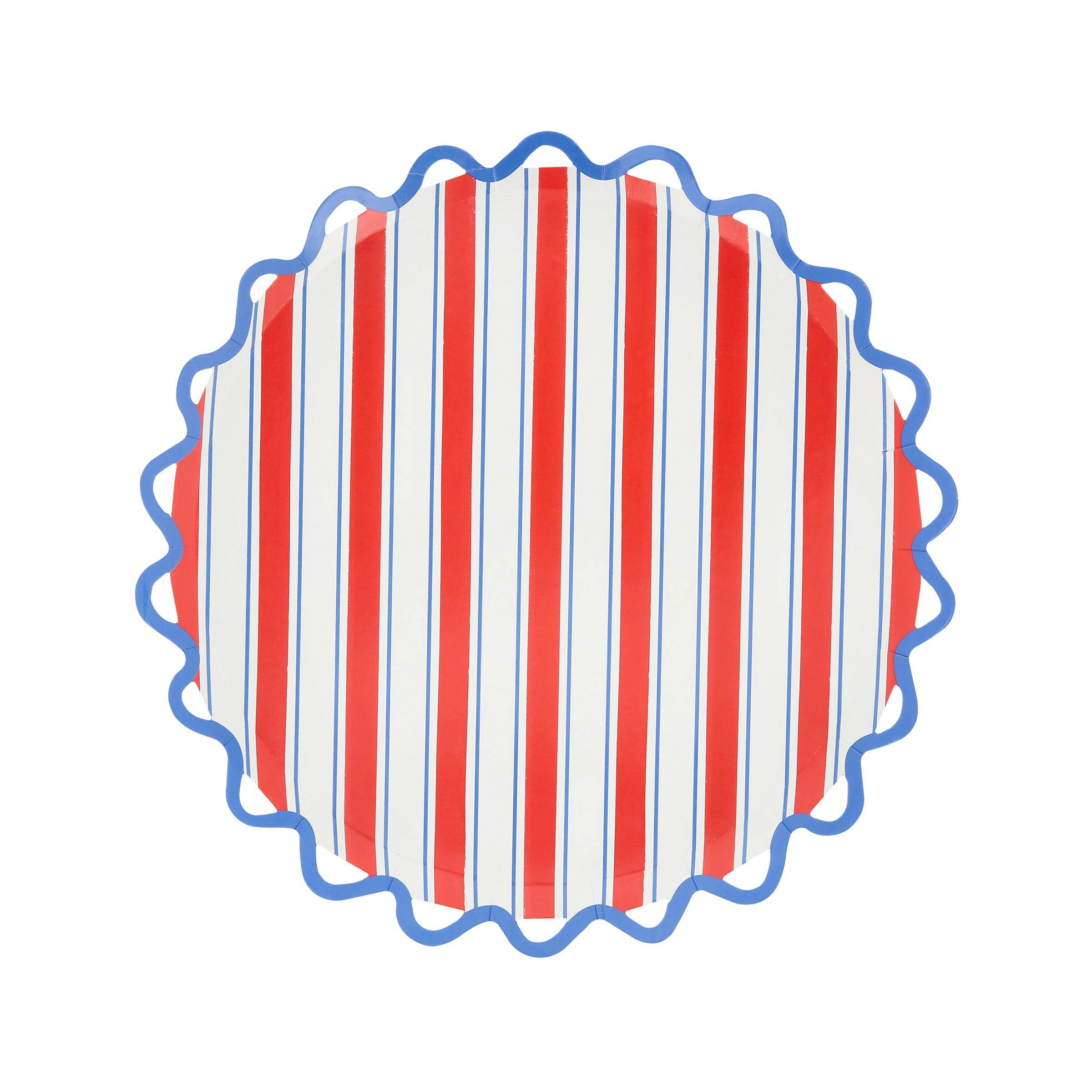 Nautical Striped Side Plates