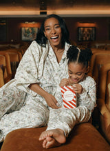 Women's Organic Bathrobe - Botanical Whisper