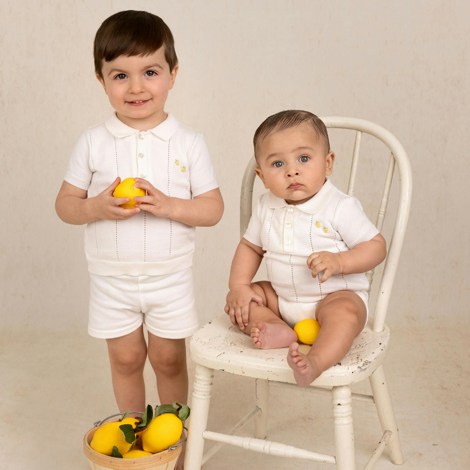 Boys Lemon Knit Set