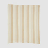 Cotton Sustainable Knit Striped | Chevron Throw Blanket - Herringbone Hues