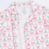 Bow Trellis Tree - Adult Long Sleeve Coat Style with Pants
