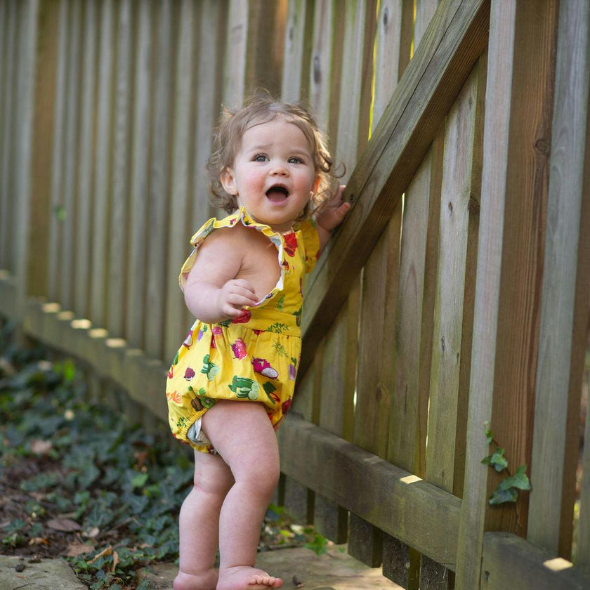 Bubble Romper in Farmer’s Market
