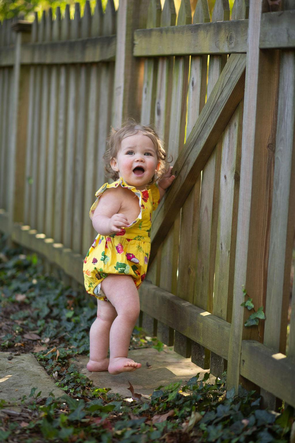 Bubble Romper in Farmer’s Market