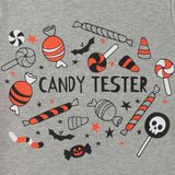 Boys Halloween Two-Fer Tee | Candy Tester - Grey
