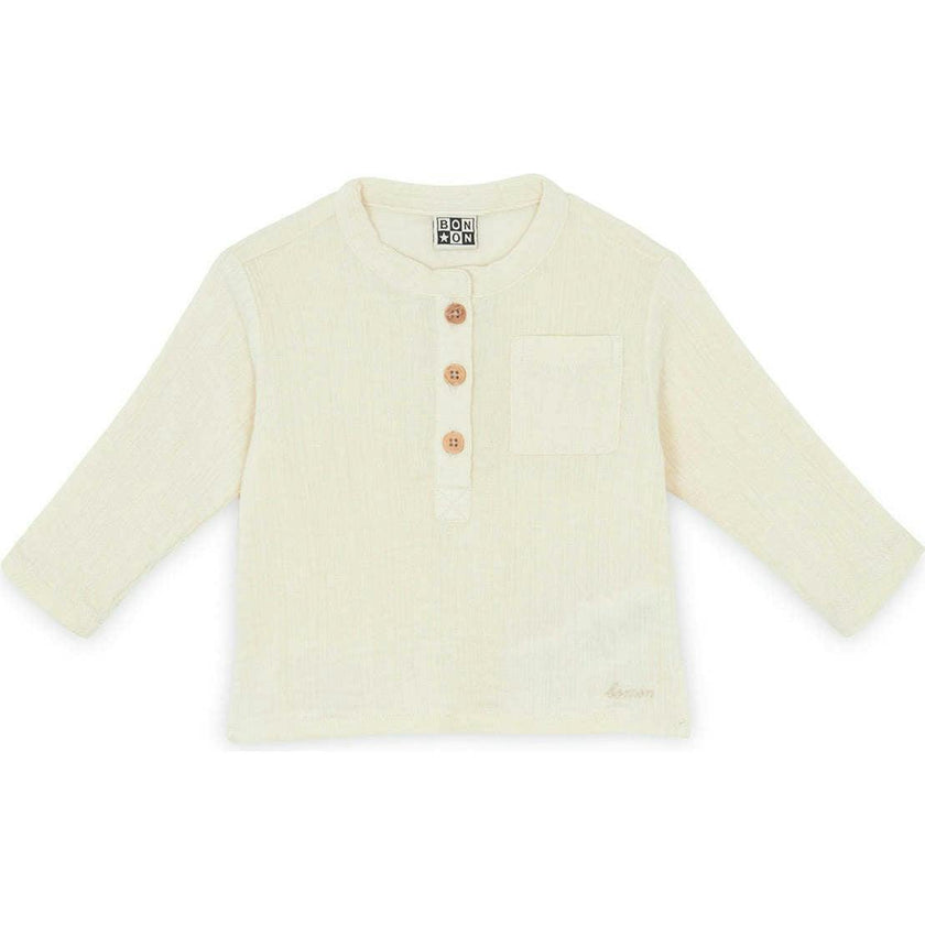 BONTON Lima Classic Baby Shirt - Mouton