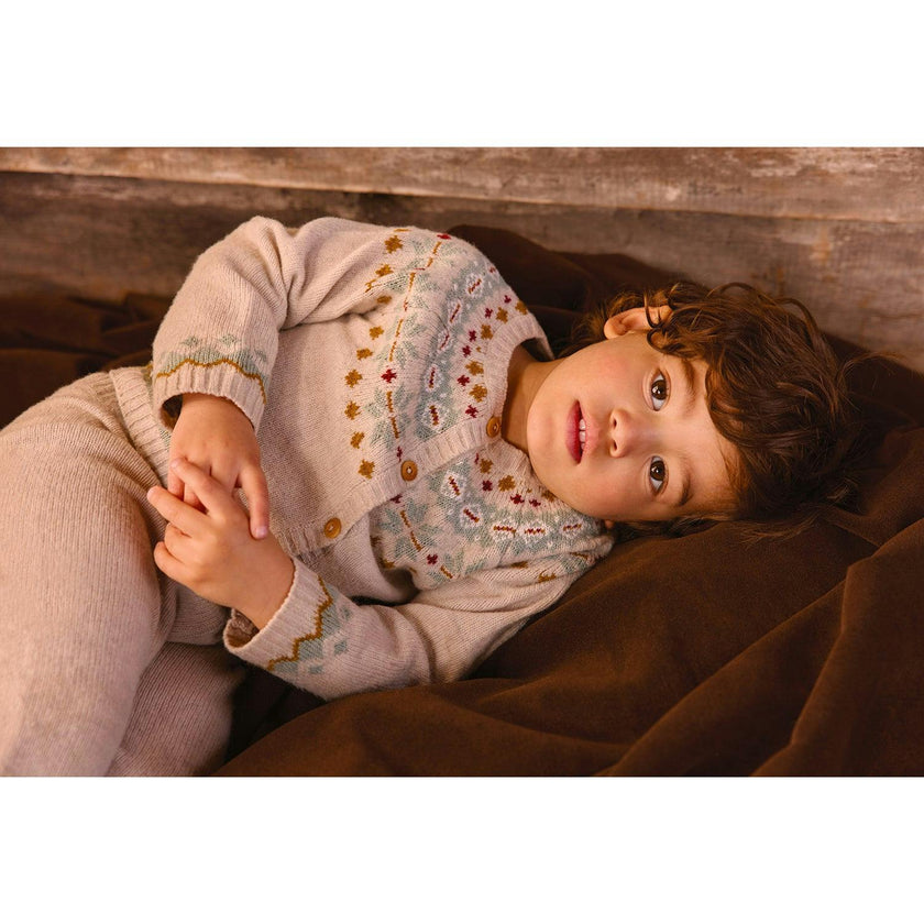 BONTON Toudou Knit Baby Set - Scone
