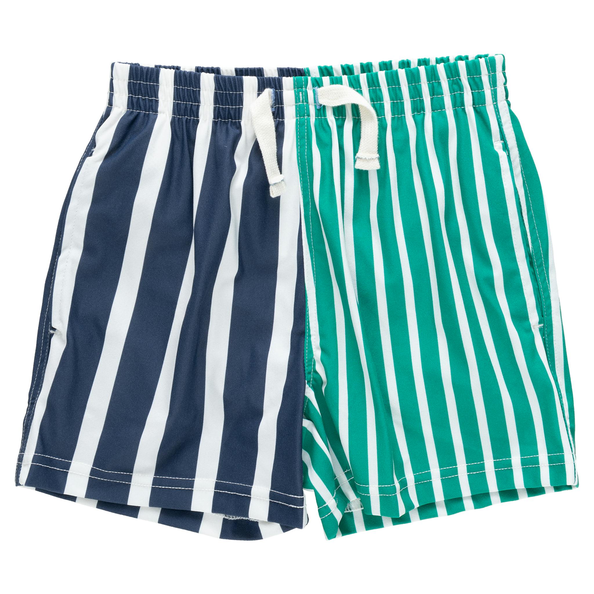 Boys Swim Trunk - Multi Stripe