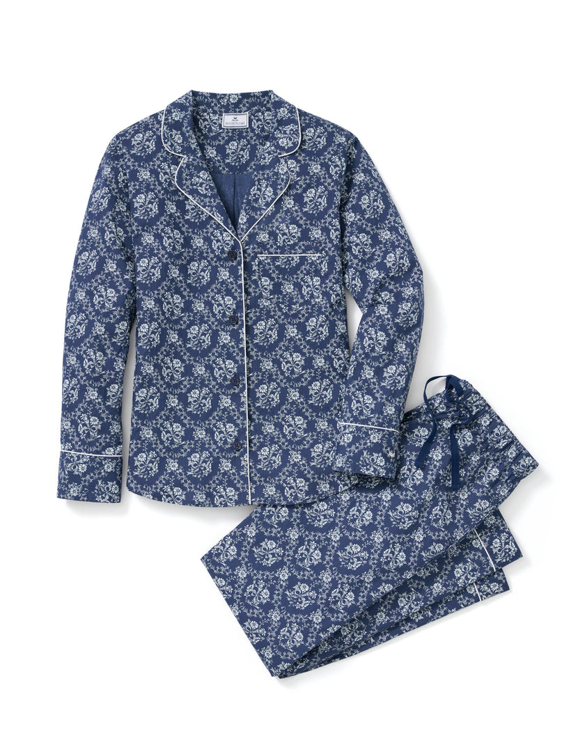 Women's Poplin Pajama Set in Innkeeper Trellis