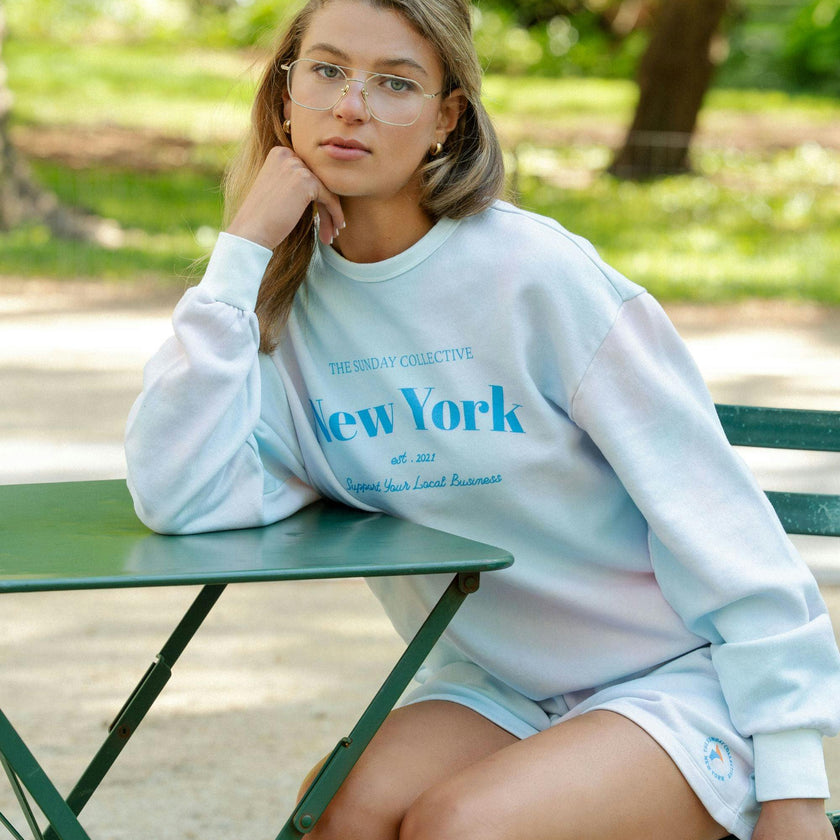 Adult Organic Weekend Sweatshirt in Pink Cloud