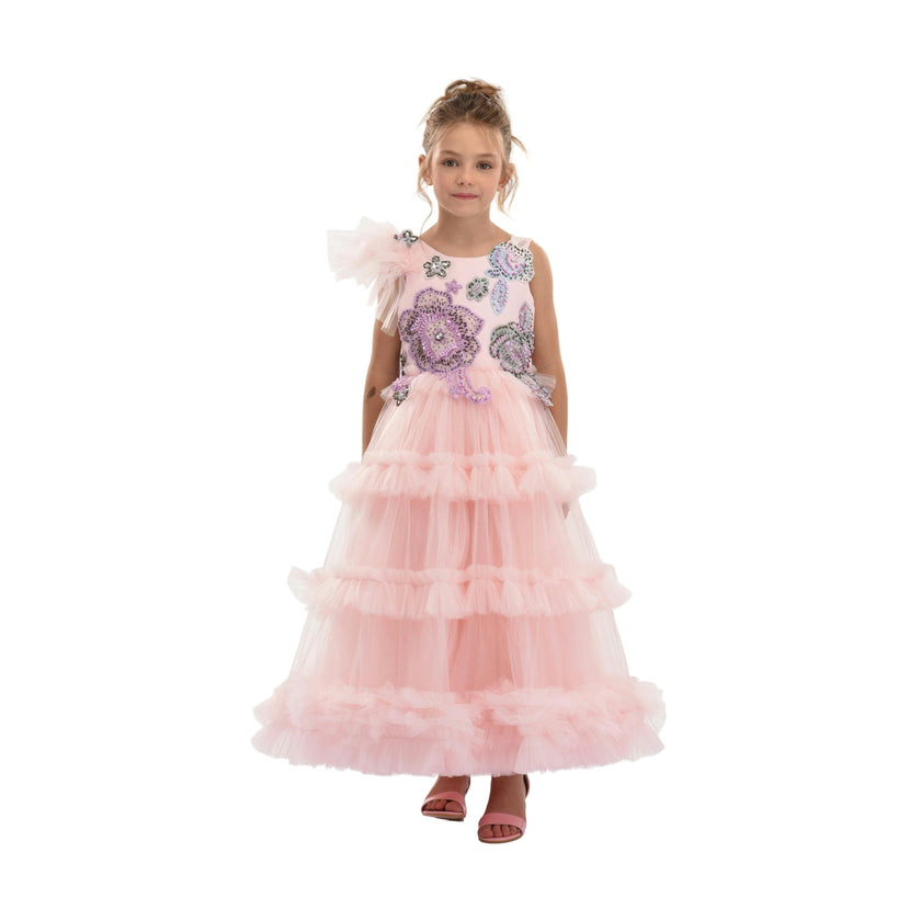 Pink Lilac Floral Dress
