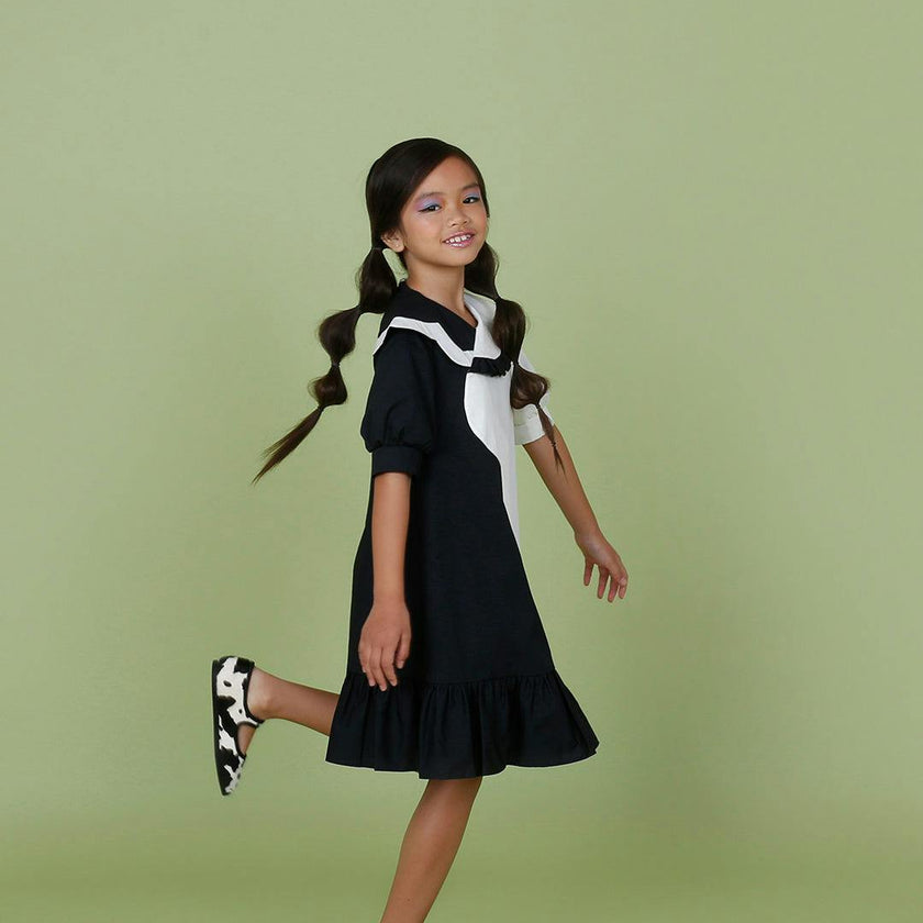 Lily dress (cantaloupe/blush pink)