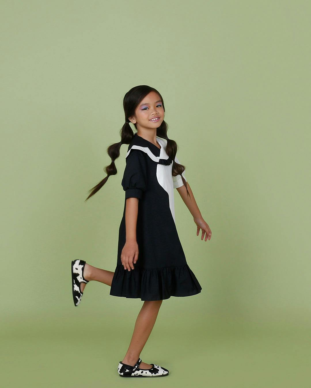 Lily dress (cantaloupe/blush pink)