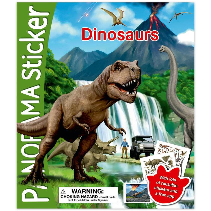 Panorama Sticker Book: Dinosaurs