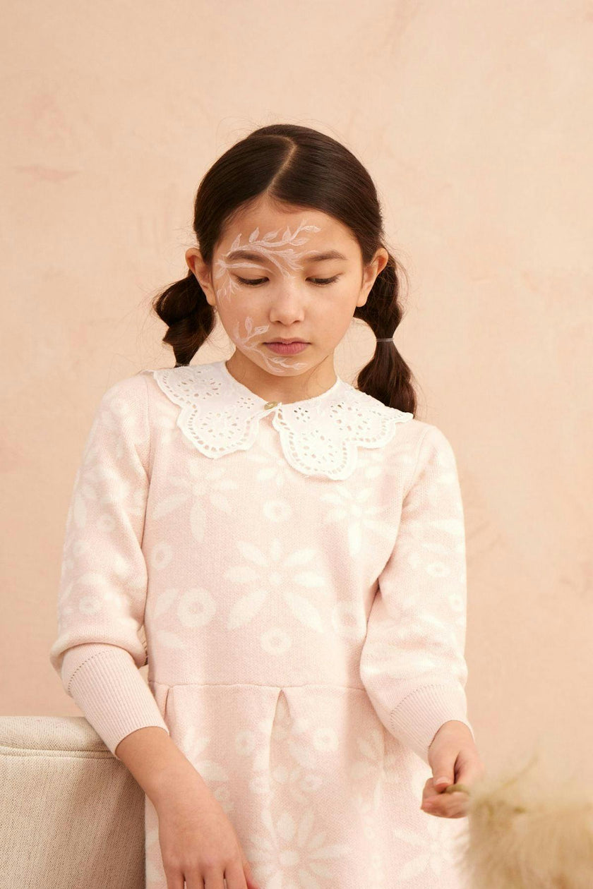 Snowflake Blossom Dress | Blush