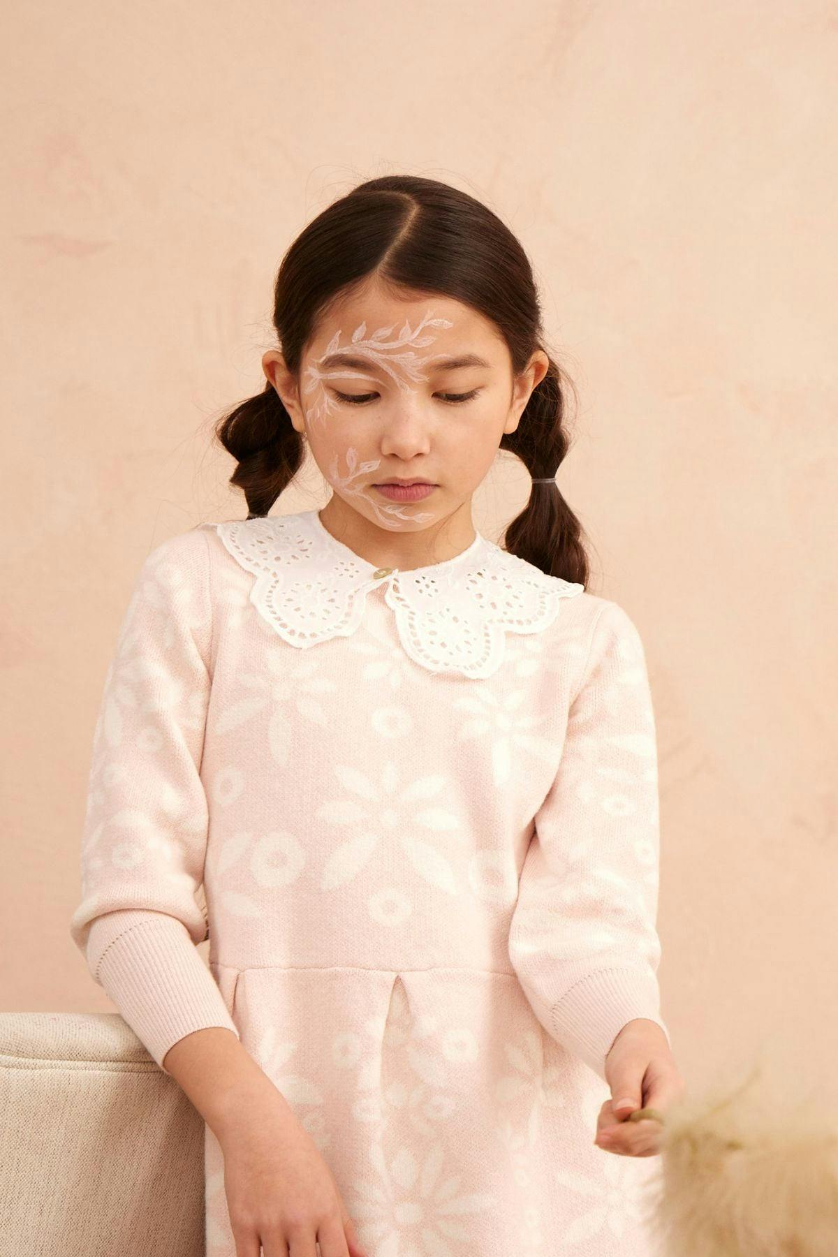 Snowflake Blossom Dress | Blush