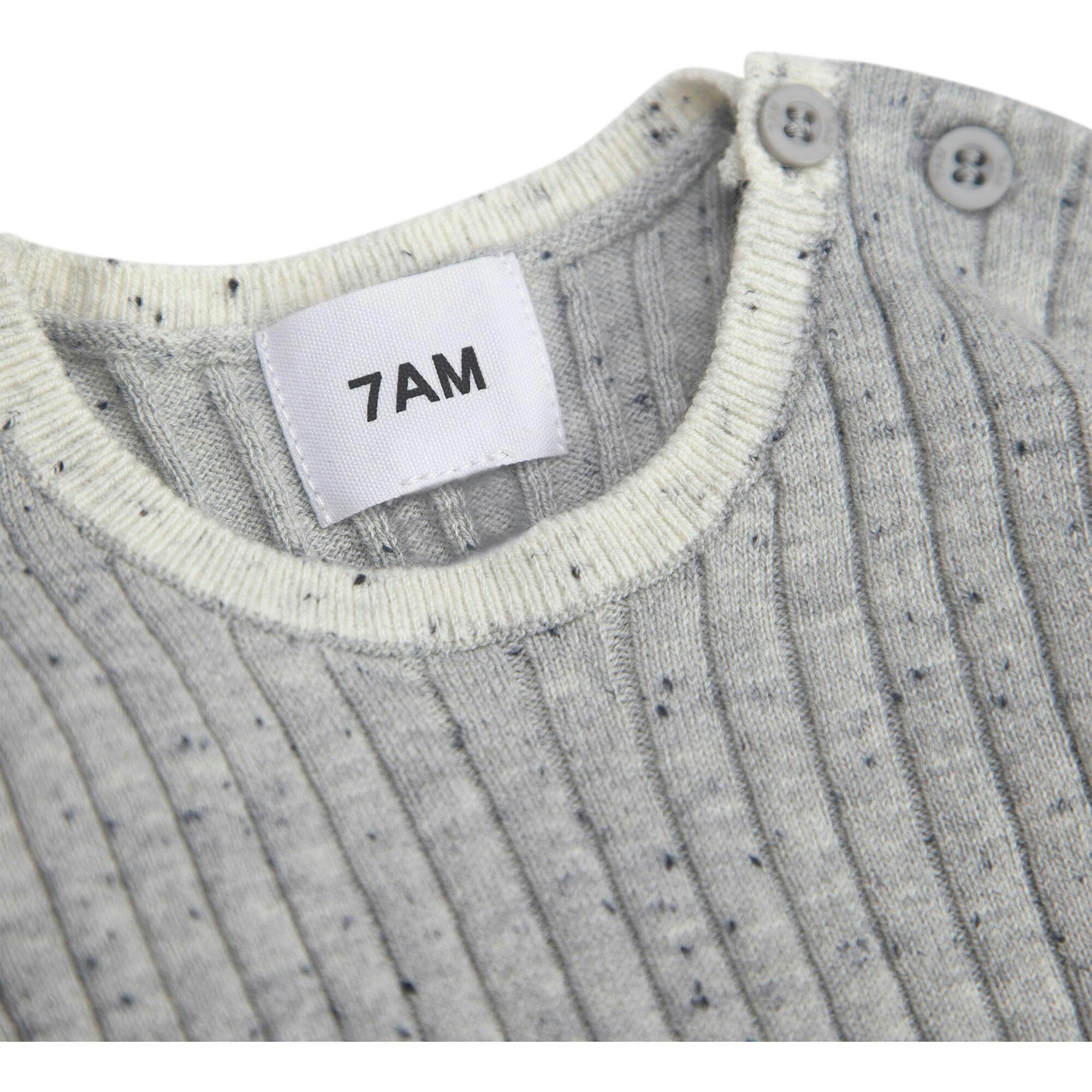 Ribbed Knit Short Sleeve Retro Top