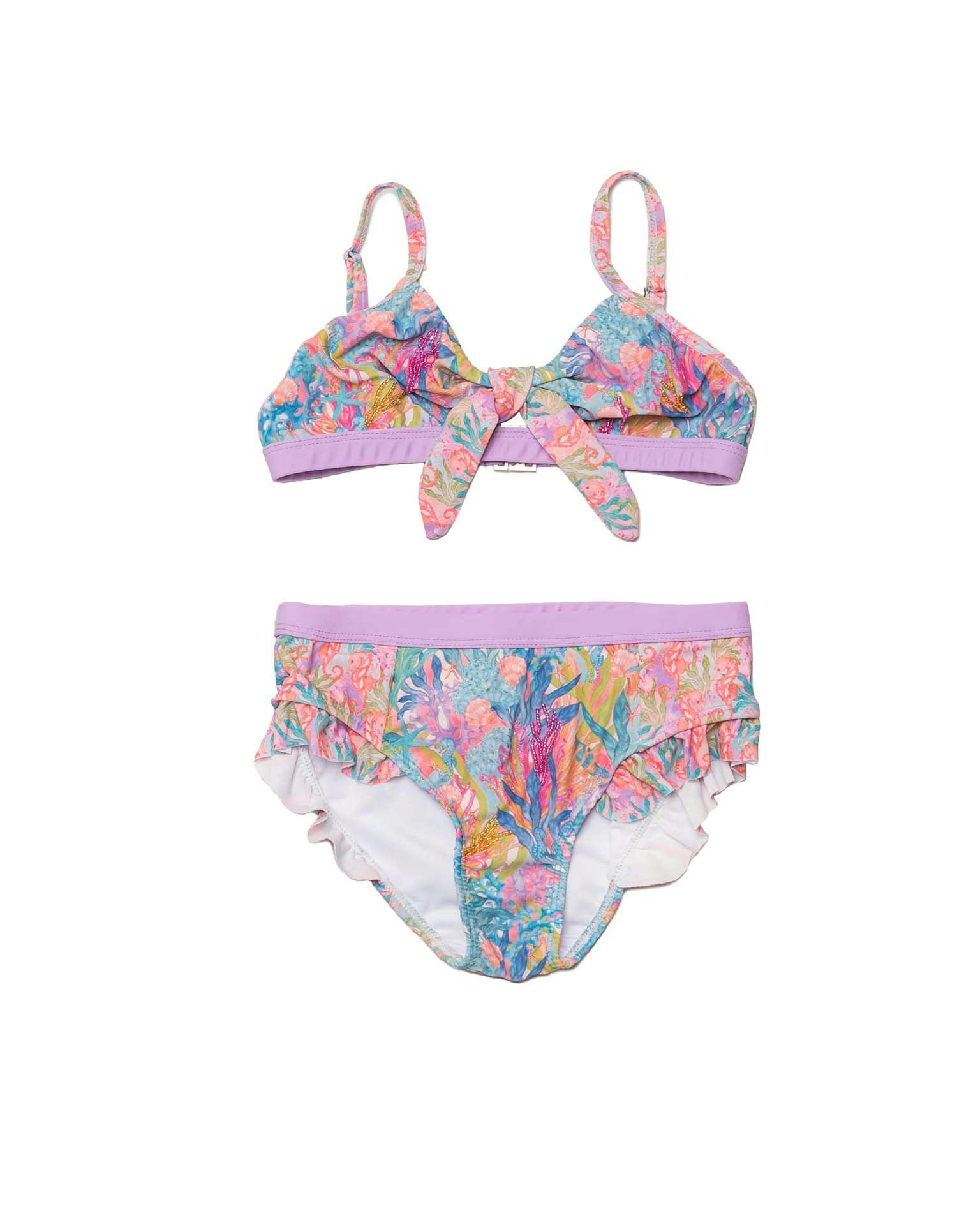 Hand Beaded 3 Piece Swim Set