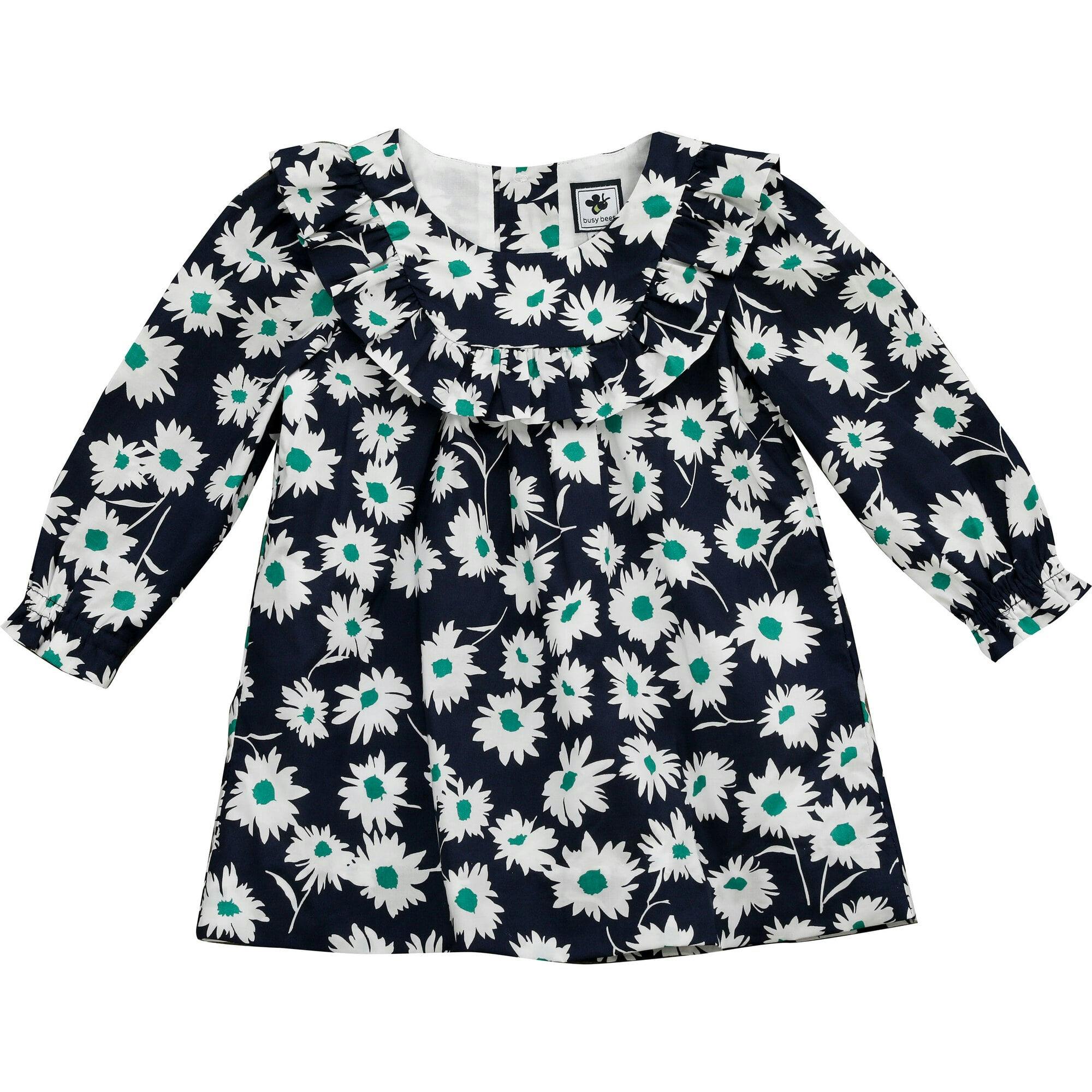 Kennedy Ruffle Bib Dress, Prints