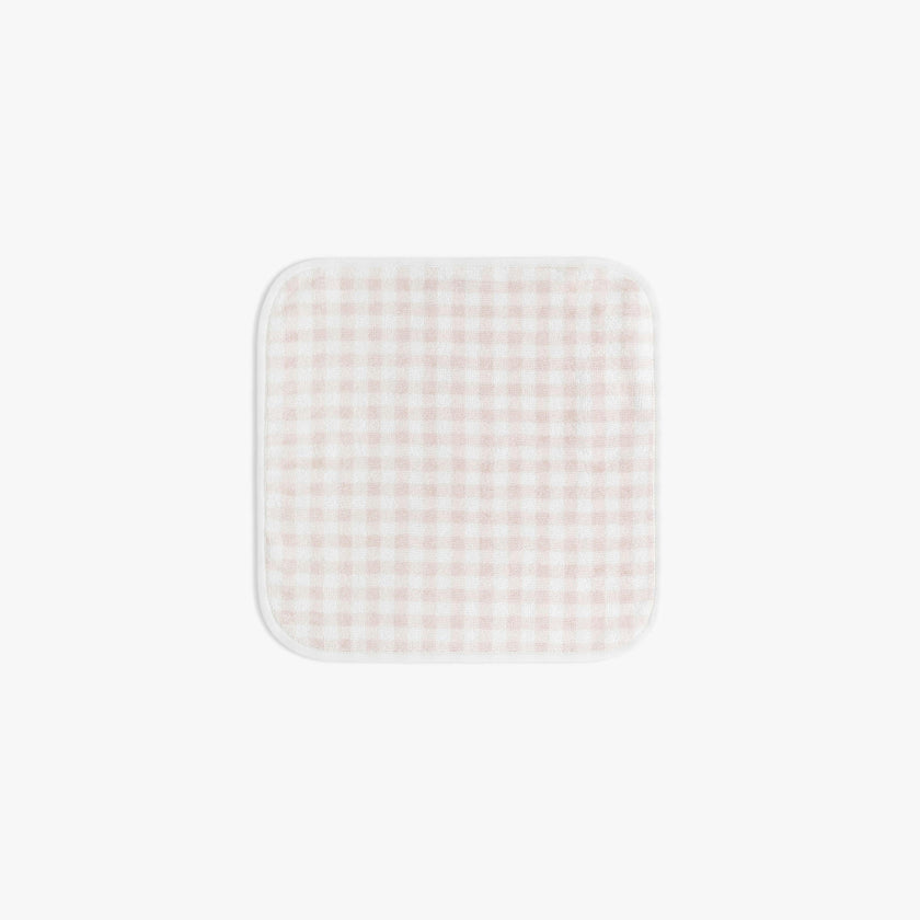 Picnic Gingham Washcloth - Pink