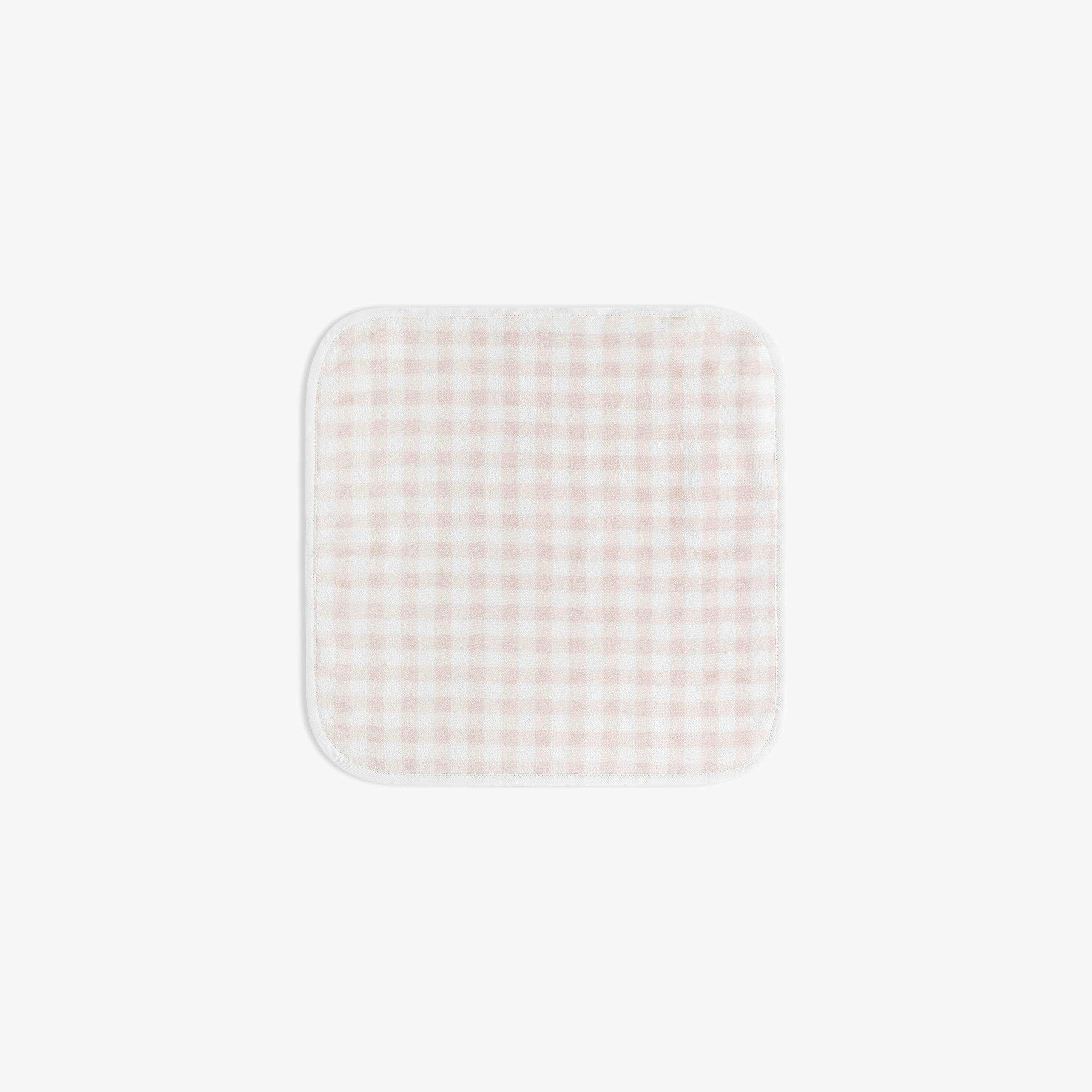 Picnic Gingham Washcloth - Pink