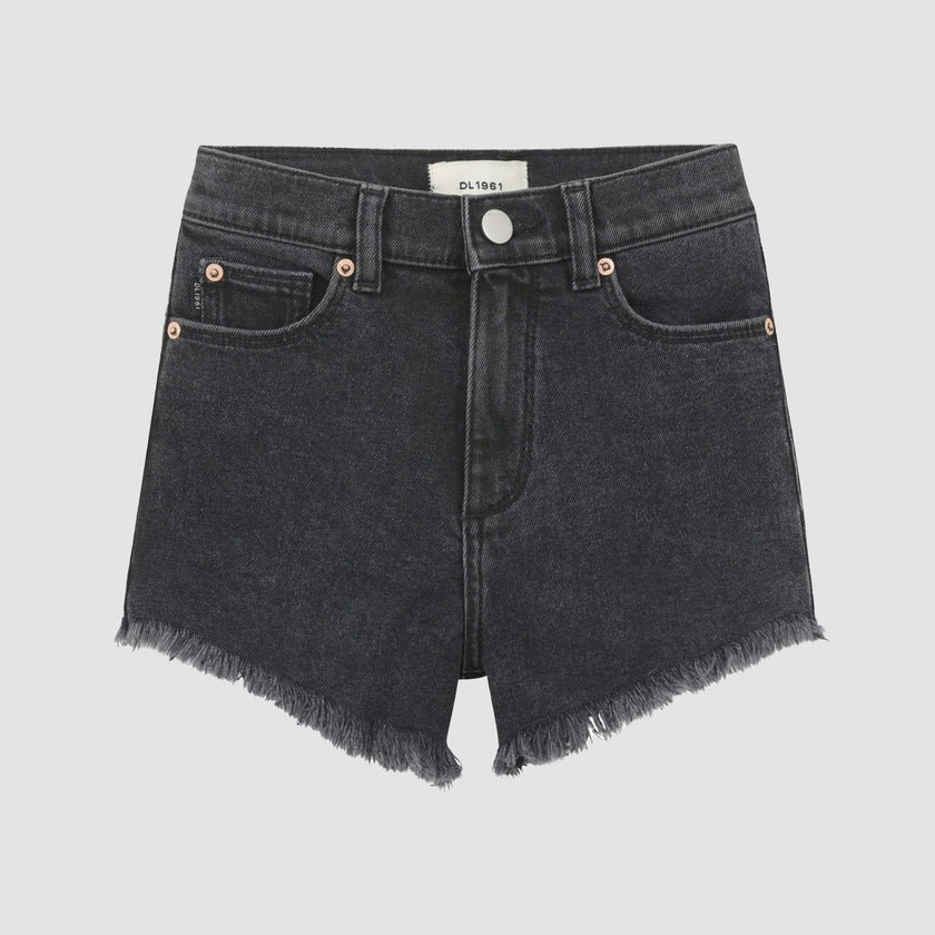Lucy Jean Shorts High Rise Cut Off | Nightshade