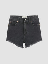 Lucy Jean Shorts High Rise Cut Off | Nightshade
