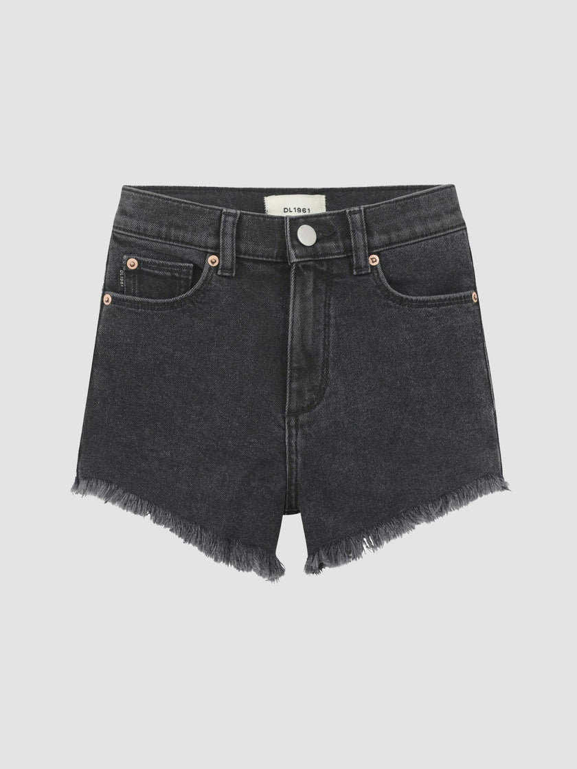 Lucy Jean Shorts High Rise Cut Off | Nightshade