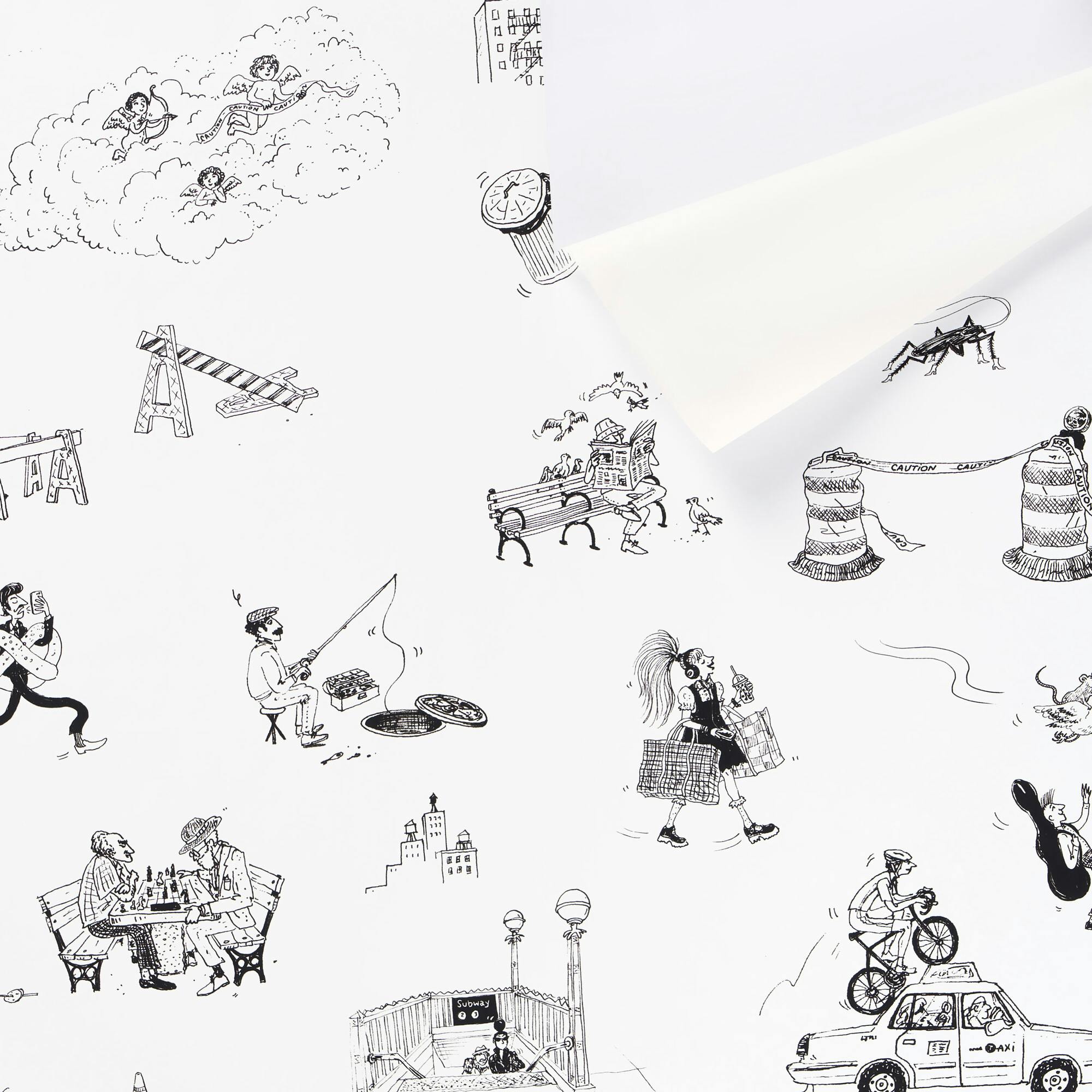 Joana Avilez's Street Scenes Peel & Stick Wallpaper