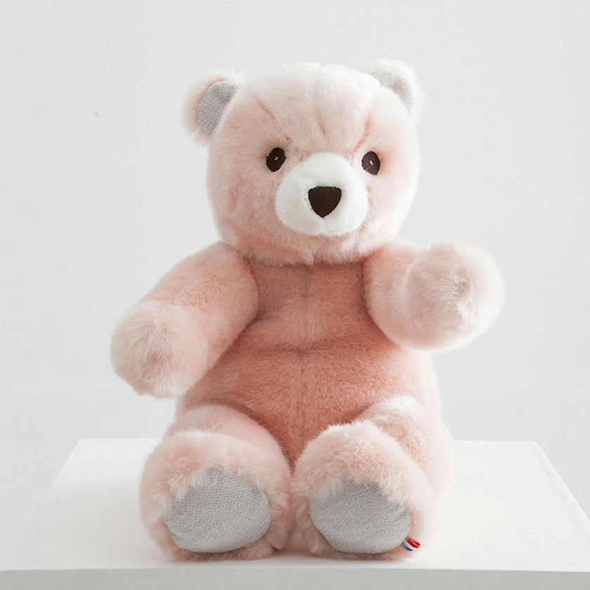 Robert the Bear | Rose | Chevron Print
