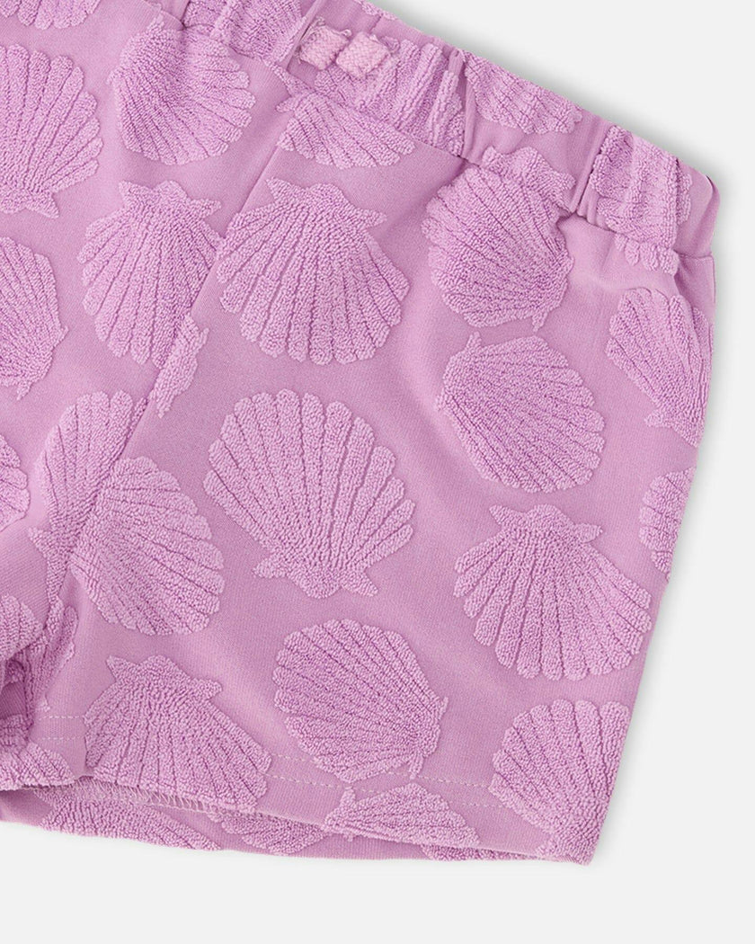 Terry Tank Top With Shorts Set
