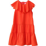Anna dress (scarlet orange)