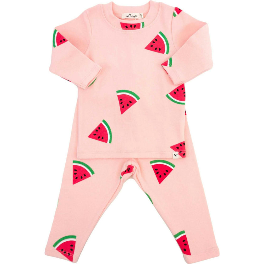 Watermelon Print Two Piece Set