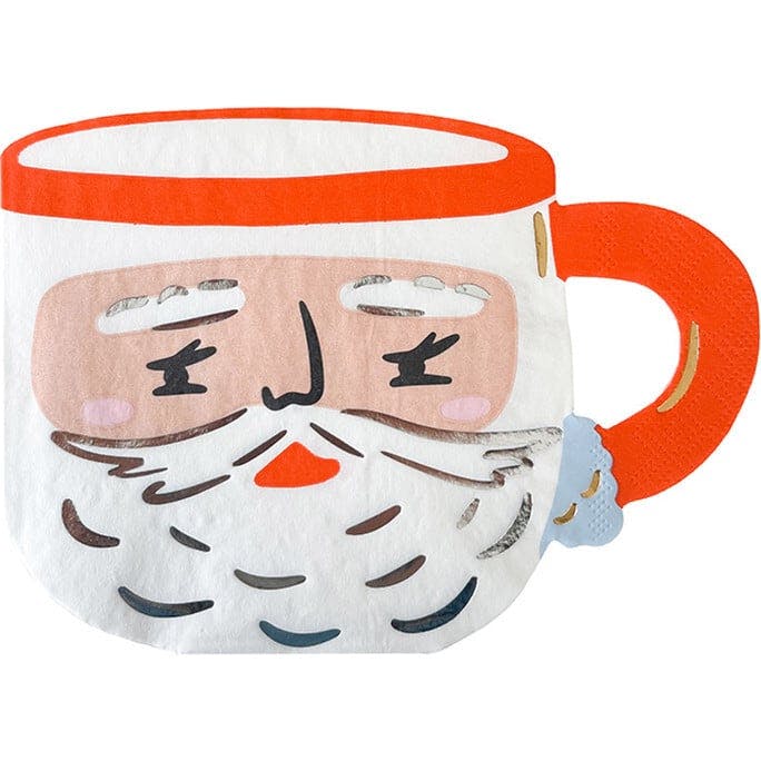 Baking Spirits Bright White Santa Mug Large Napkins