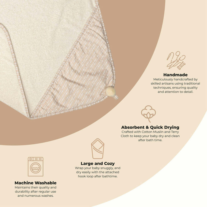 Cove Baby Hooded Towel (Dot)