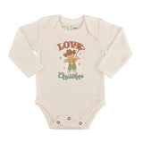 long sleeve graphic bodysuit | christmas lasso