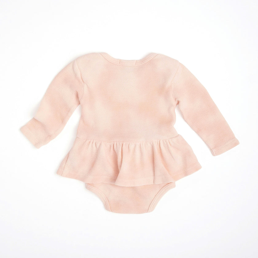 Tie-dye Onesie in Baby Pink