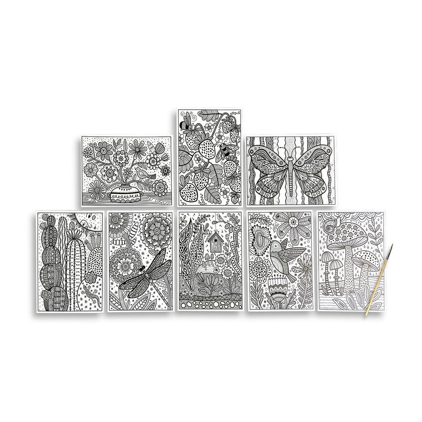 Hidden Colors Magic Paint Sheets - Magic Nature