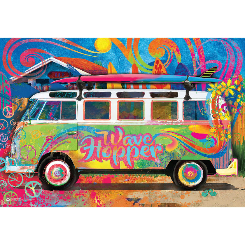 VW Wave: Hopper Bus - 550 pc Puzzle