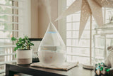 Crane 4-in-1 Top Fill Humidifier, 1 Gallon with Sound Machine, Night Light